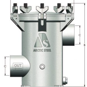 SISO Strainers - Side Inlet, Side Outlet