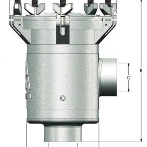 BISO Strainers- Bottom Inlet, Side Outlet